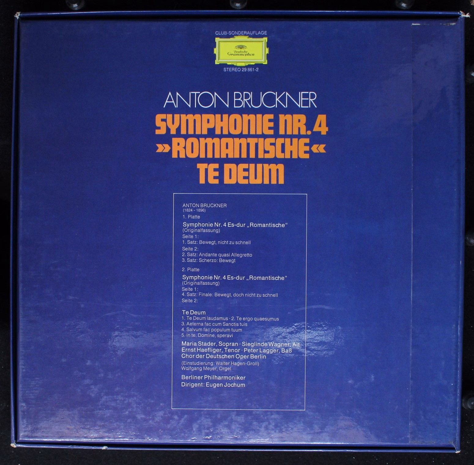 Deutsche Grammophon 29 861-2 - Anton Bruckner, Berliner Philharm - Image 2