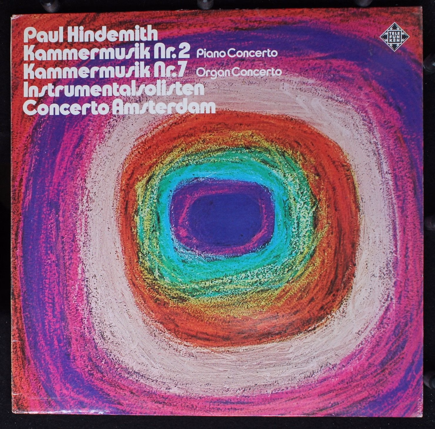Telefunken SAT 22 539 - Paul Hindemith, Concerto Amsterdam - Kam