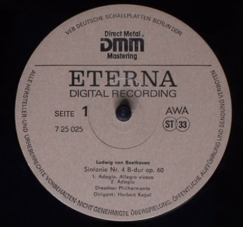 Eterna 7 25 025 - Ludwig van Beethoven, Dresdner Philharmonie, H - Image 4