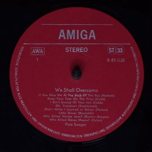 Amiga 8 45 038 - Pete Seeger - We Shall Overcome - Image 3