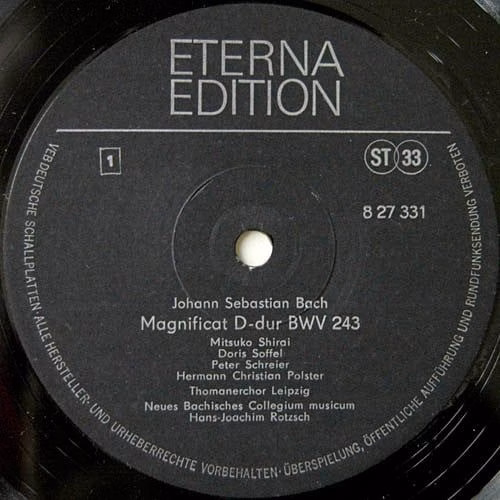Eterna 8 27 331 - Johann Sebastian Bach, Mitsuko Shirai, Doris S - Image 3