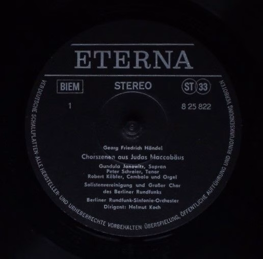 Eterna 8 25 822 - Georg Friedrich Händel, Solistenvereinigung de - Image 3
