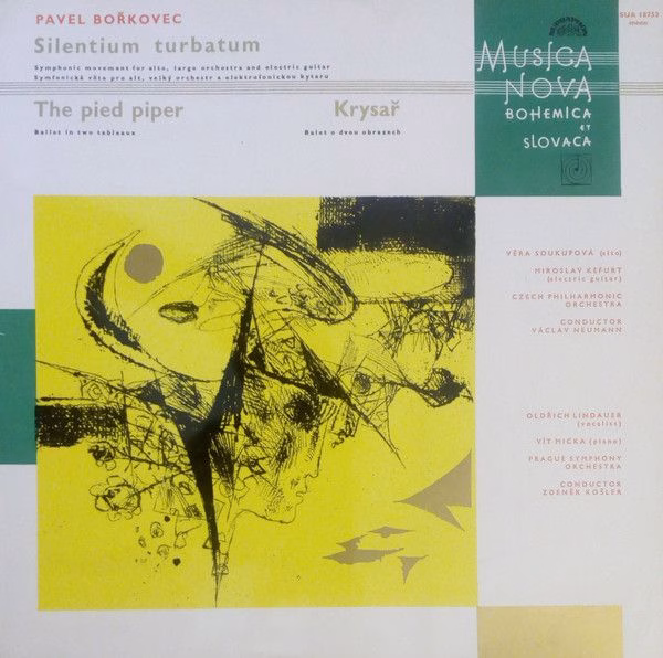 Supraphon DV 6203 - Pavel Bořkovec - Silentium Turbatum / The Pi