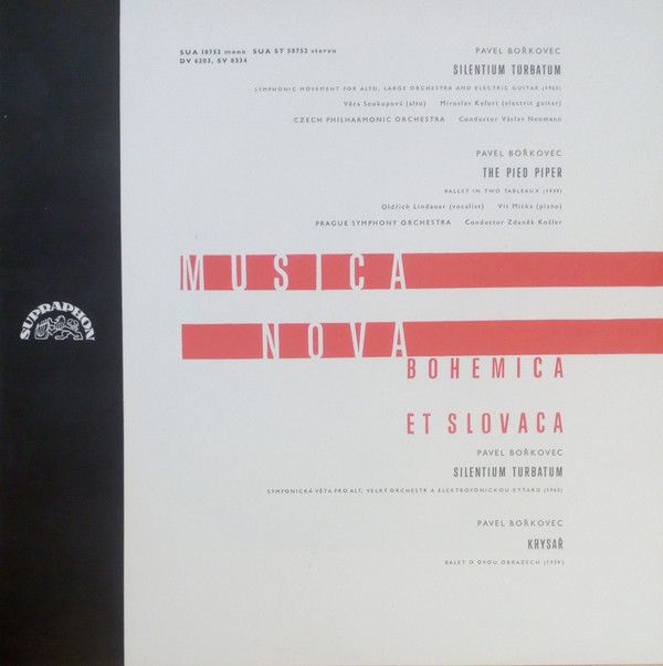 Supraphon DV 6203 - Pavel Bořkovec - Silentium Turbatum / The Pi - Image 6