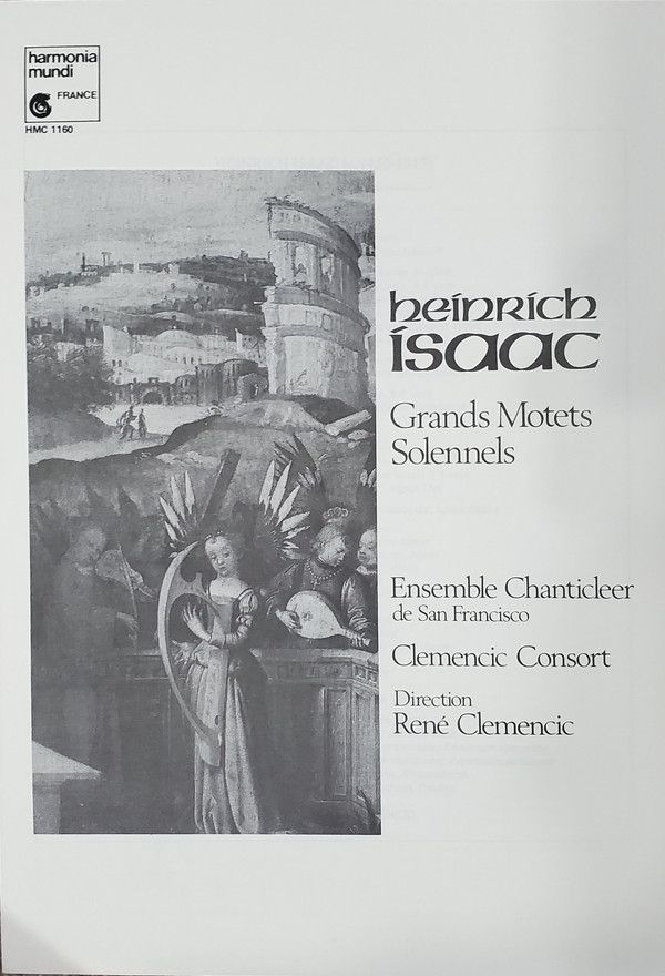 harmonia mundi France HMC 1160 - Heinrich Isaac, Ensemble Chanti - Image 3