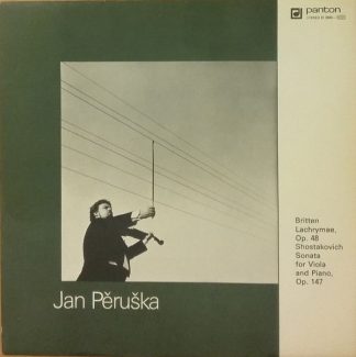 Panton 81 0665–1111 - Jan Pěruška, Benjamin Britten, Dmitri Shos