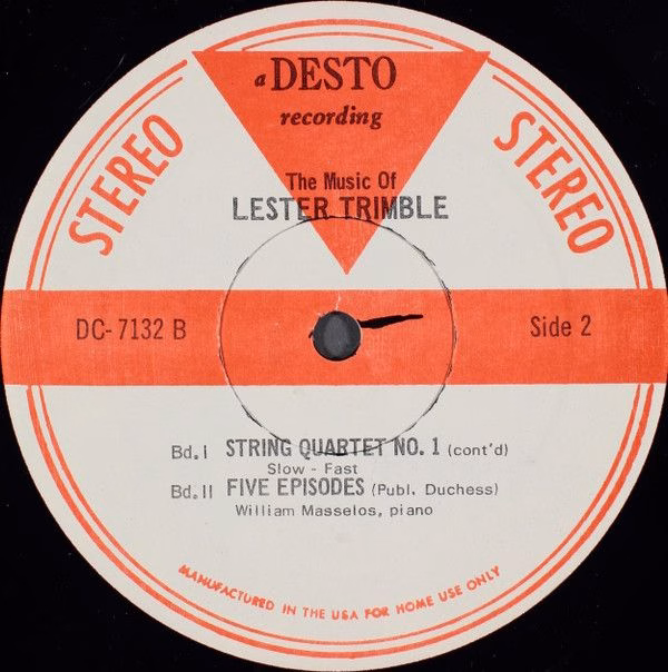 Desto DC-7132 - Lester Trimble - The Music Of Lester Trimble - Image 4