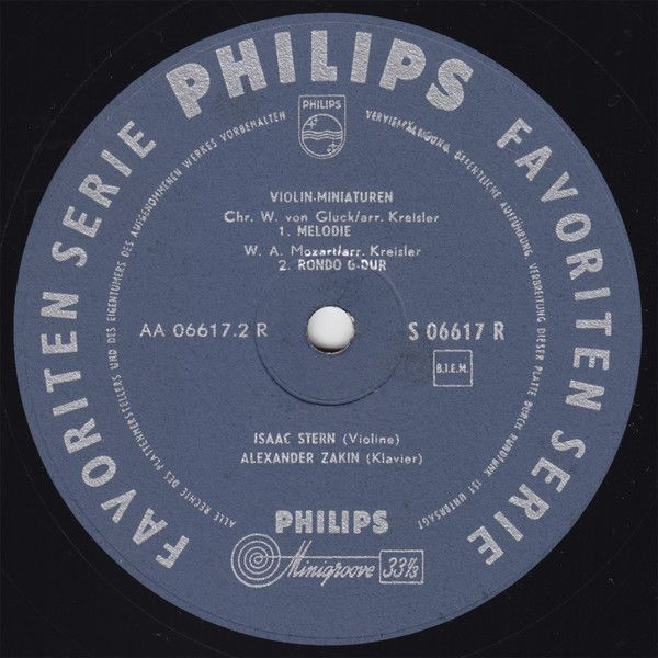 Philips S 06617 R - Isaac Stern - Violin-Miniaturen - Image 4