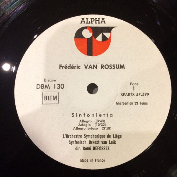 Alpha (34) DBM 130 C - Frederik Van Rossum, Peter Cabus - Sinfon - Image 4