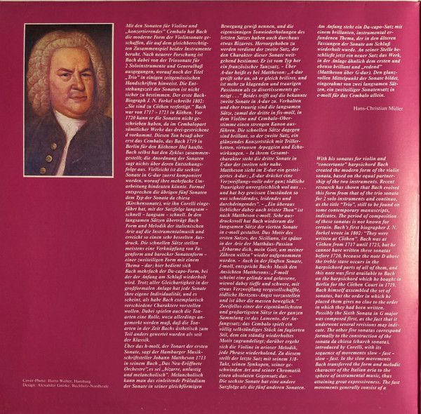 Deutsche Grammophon 2726 002 - Johann Sebastian Bach, David Oist - Image 2