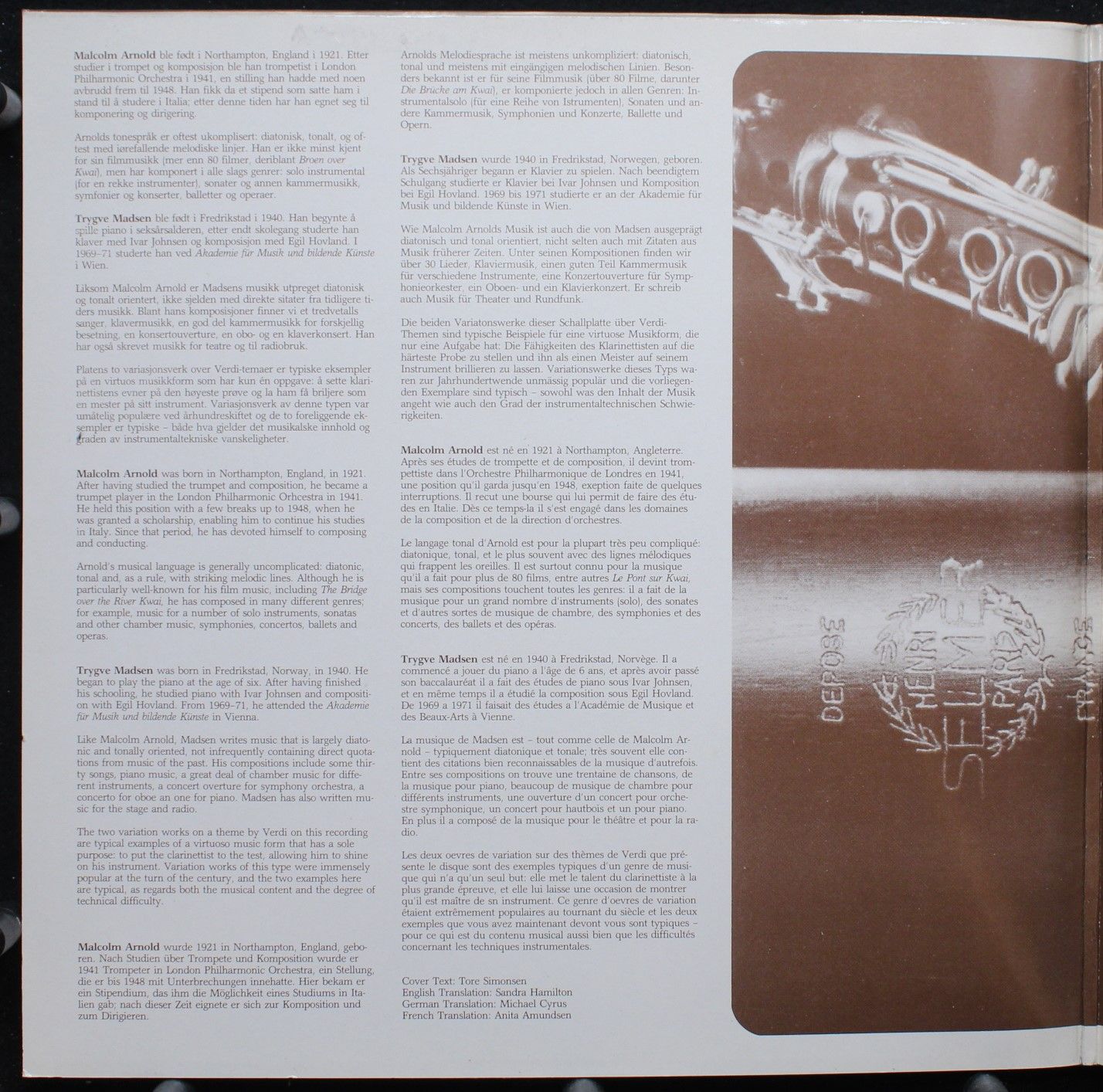 Simax PS 1016 - Guy Dangain, Jens Harald Bratlie, Trygve Madsen, - Image 2