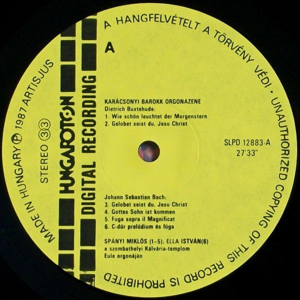 Hungaroton Antiqua SLPD 12883 - Johann Sebastian Bach, Dieterich - Image 3