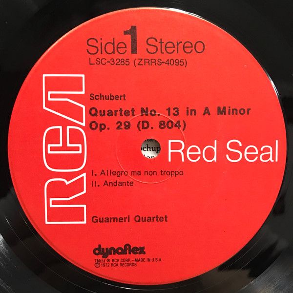RCA Red Seal LSC-3285 - Guarneri Quartet, Franz Schubert - Quart - Image 3