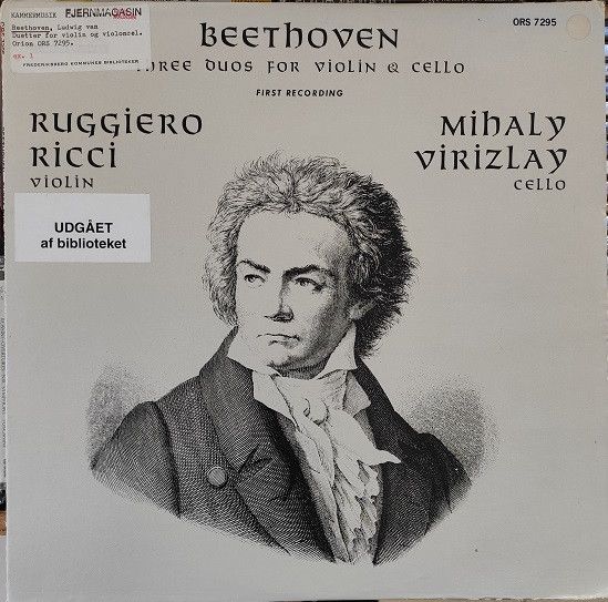 Orion ORS 7295 - Ludwig van Beethoven, Ruggiero Ricci, Mihaly Vi
