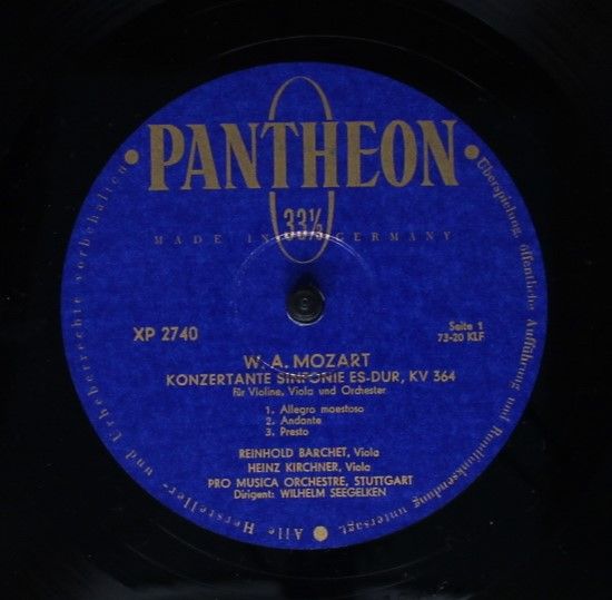 Opera 1054 - Wolfgang Amadeus Mozart, Reinhold Barchet, Heinz Ki - Image 3