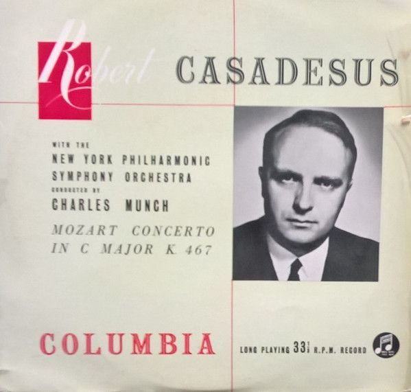 Columbia 33C 1024 - Wolfgang Amadeus Mozart, Robert Casadesus, C