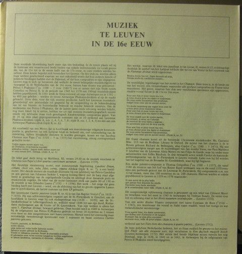 Not On Label J. 5392 - Gilbert Huybens - Muziek Te Leuven In De - Image 9
