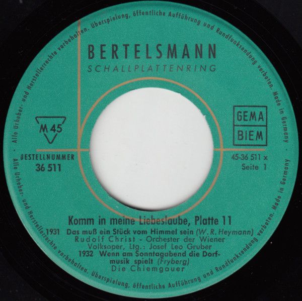 Bertelsmann Schallplattenring 36 511 - Various - Die Schönsten S - Image 3