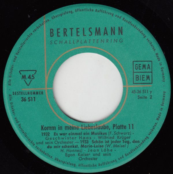 Bertelsmann Schallplattenring 36 511 - Various - Die Schönsten S - Image 4