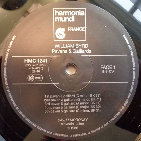 harmonia mundi France HMC 1241.42 - William Byrd, Davitt Moroney - Image 3