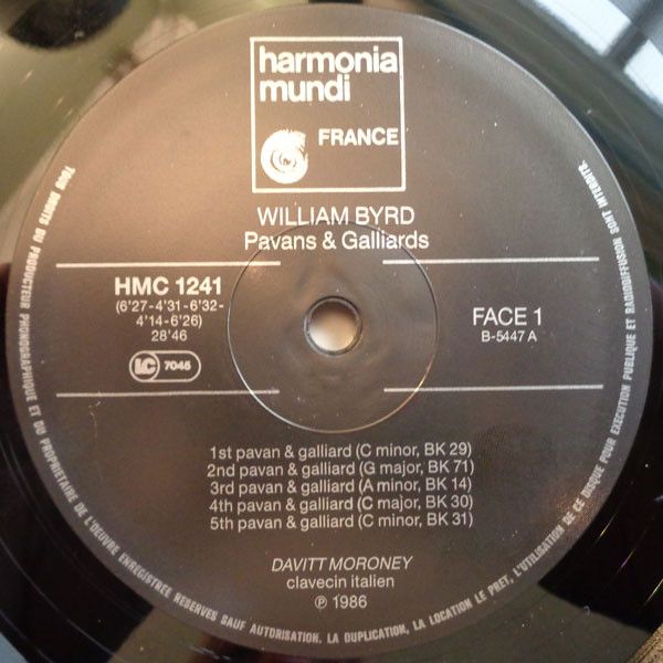 harmonia mundi France HMC 1241.42 - William Byrd, Davitt Moroney - Image 3