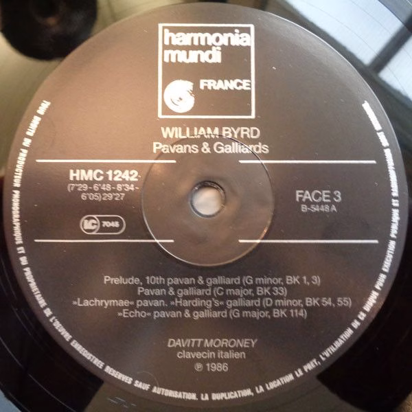 harmonia mundi France HMC 1241.42 - William Byrd, Davitt Moroney - Image 5