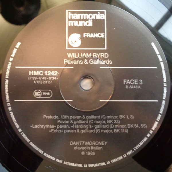 harmonia mundi France HMC 1241.42 - William Byrd, Davitt Moroney - Image 5