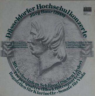 Schwann Musica Mundi VMS 2043 - Jürg Baur - Düsseldorfer Hochsch