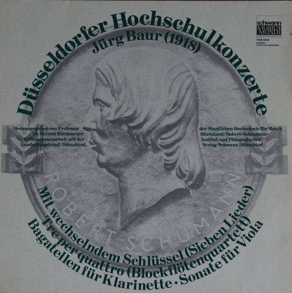 Schwann Musica Mundi VMS 2043 - Jürg Baur - Düsseldorfer Hochsch