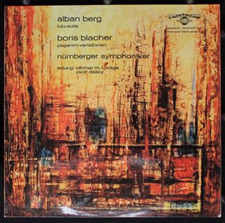 Colosseum Colos/SM 533 - Alban Berg, Boris Blacher, Nürnberger S