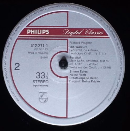 Philips Classics 412 271-1 - Richard Wagner, Staatskapelle Berli - Image 4