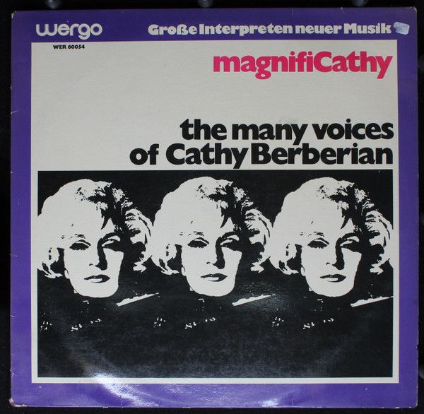 WERGO WER 60054 - Cathy Berberian, Various - MagnifiCathy - The