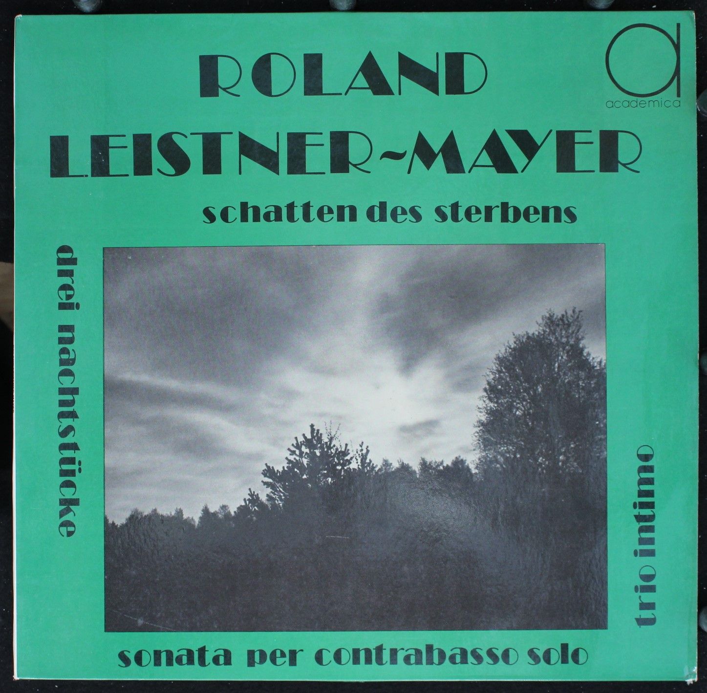 Academica E 16 750 - Roland Leistner-Mayer - Schatten Des Sterbe