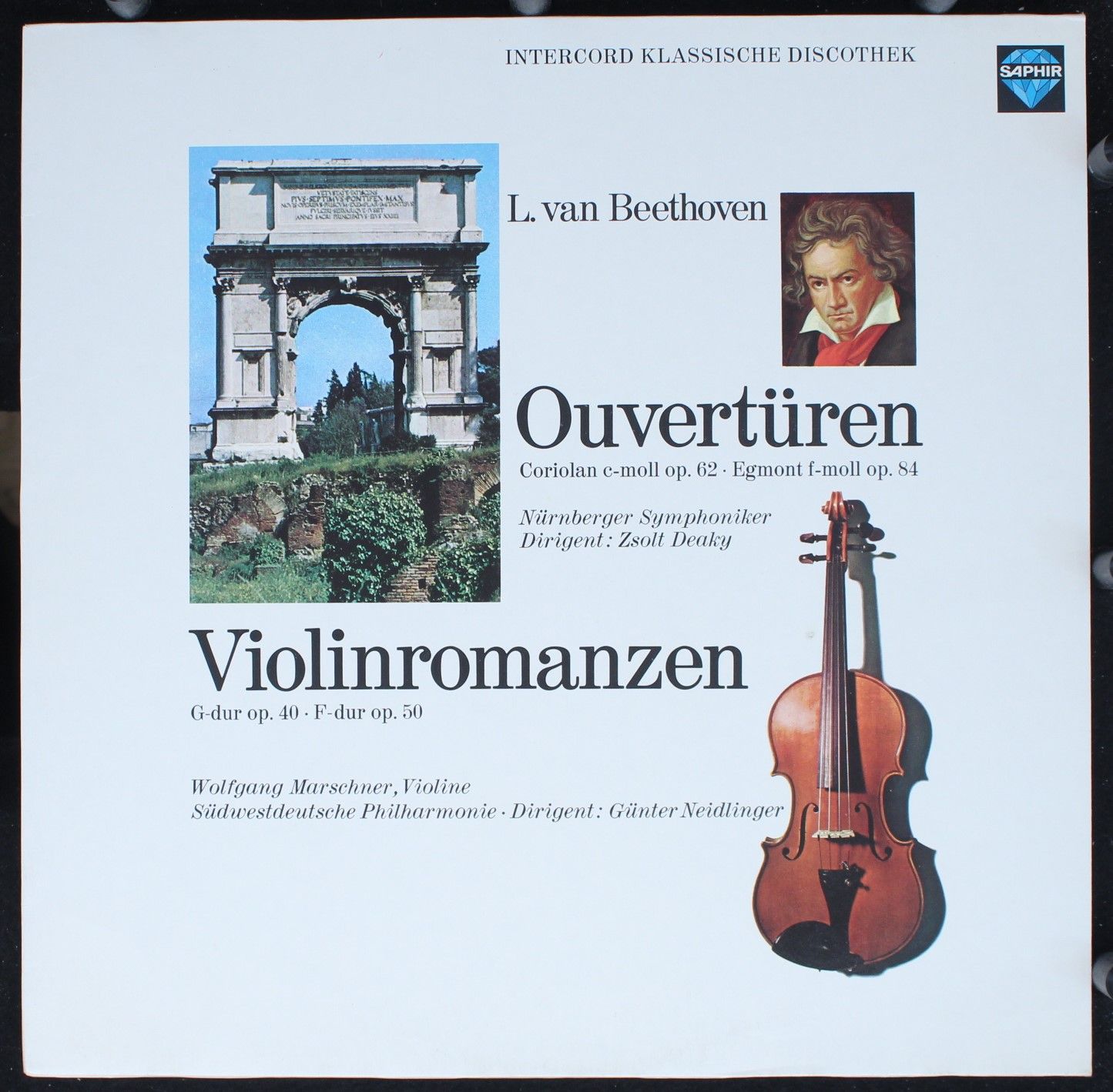Saphir INT 120.831 - Ludwig van Beethoven - Ouvertüren, Violinro