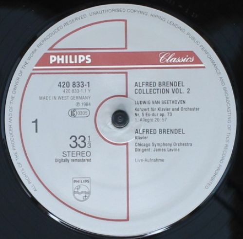Philips Classics 420 833-1 - Alfred Brendel, Ludwig van Beethove - Image 3
