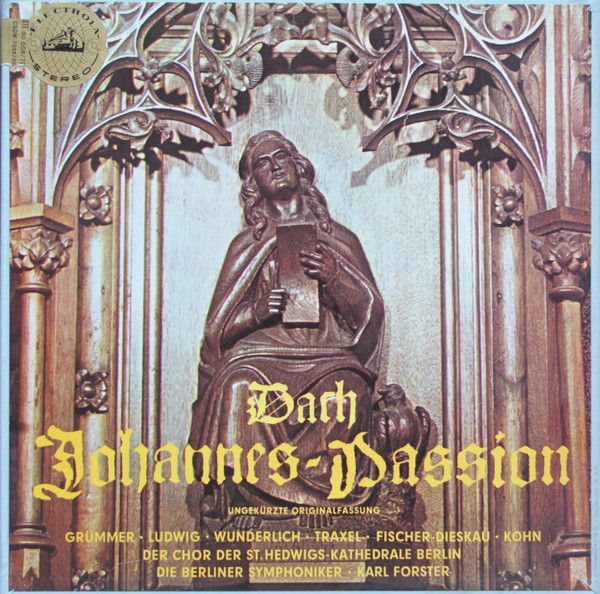 Electrola E 80 668/70 - Johann Sebastian Bach, Elisabeth Grümmer