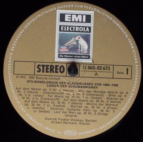 His Master's Voice 1C 065-02 673 - Dietrich Fischer-Dieskau, Ari - Image 5
