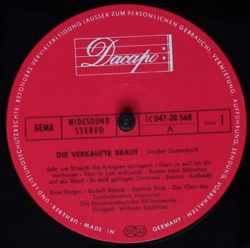 Dacapo C 047-28568 - Bedřich Smetana - Die Verkaufte Braut - Image 3