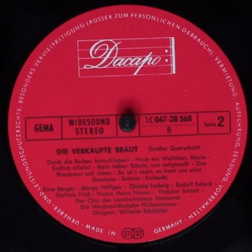 Dacapo C 047-28568 - Bedřich Smetana - Die Verkaufte Braut - Image 4