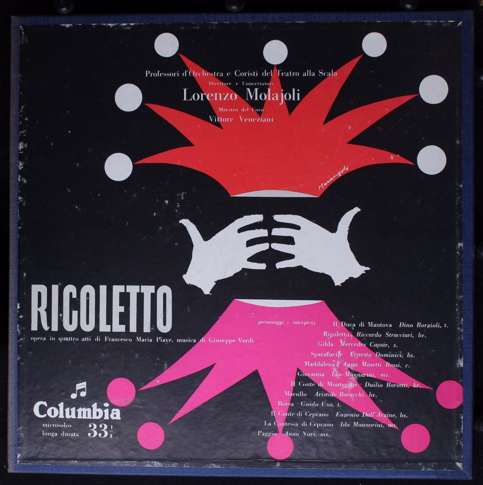 Columbia 33QCX 10091 - Professori d'Orchestra Del Teatro Alla Sc