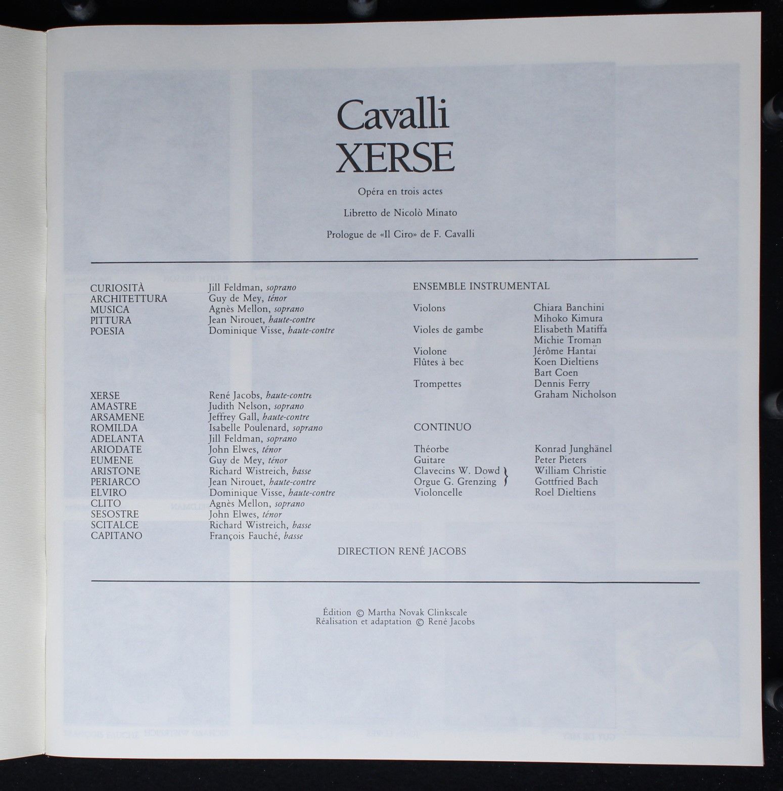 Harmonia Mundi HMC 1175.78 - Francesco Cavalli, René Jacobs, Con - Image 4