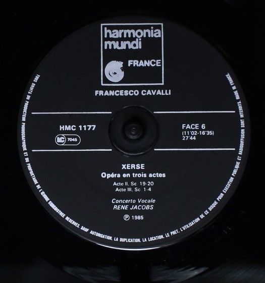 Harmonia Mundi HMC 1175.78 - Francesco Cavalli, René Jacobs, Con - Image 14