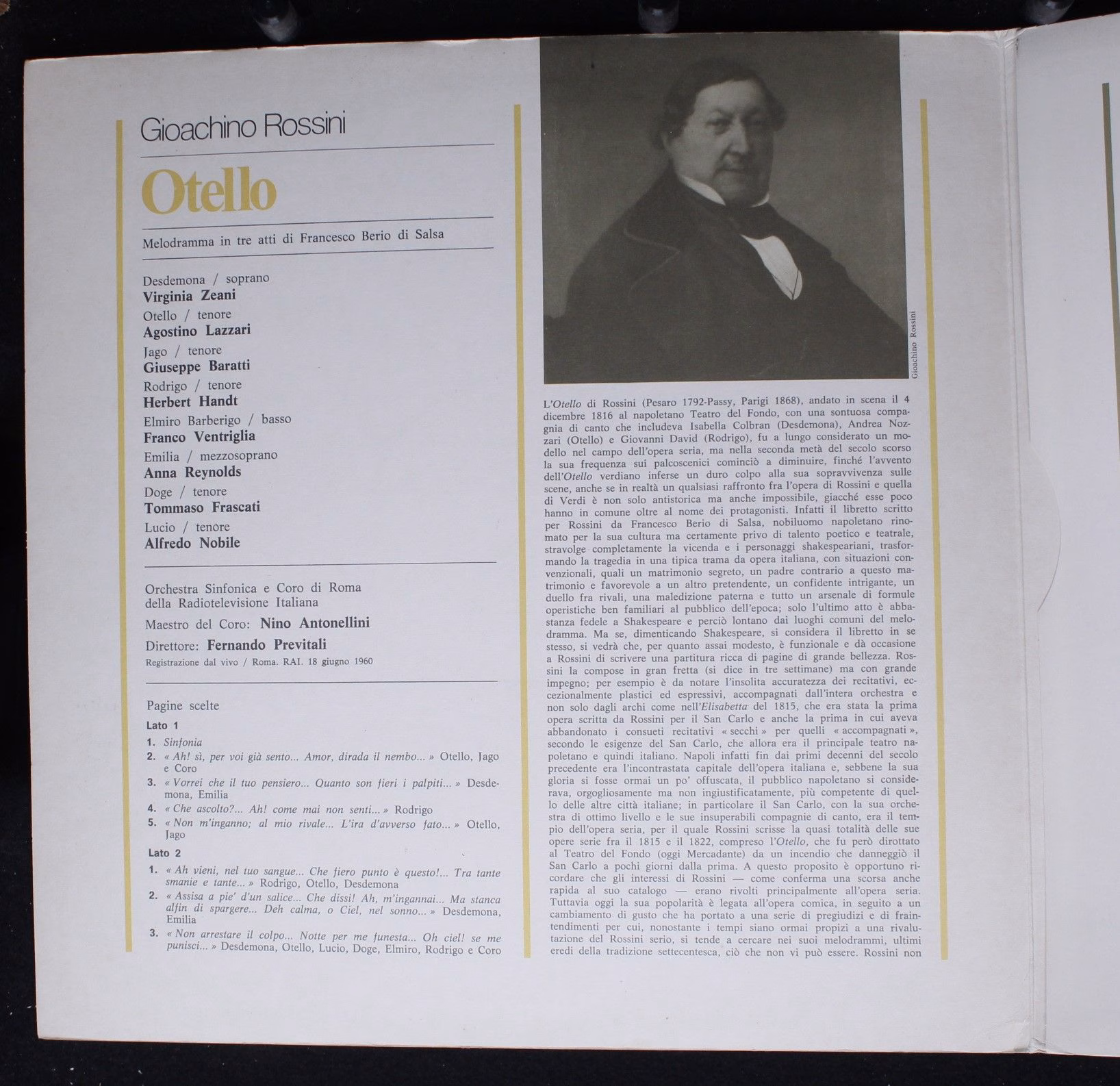 Longanesi Periodici GML - 47 - Gioacchino Rossini - Otello (Pagi - Image 2