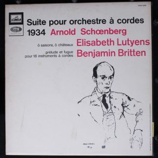 La Voix De Son Maître ASDF 870 - Arnold Schoenberg, Elisabeth Lu