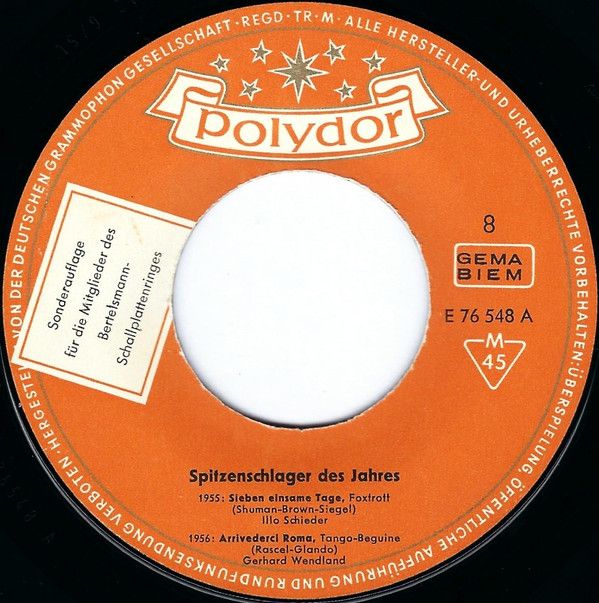 Polydor E 76 548 - Various - Die Schönsten Schlager Der Letzten - Image 3