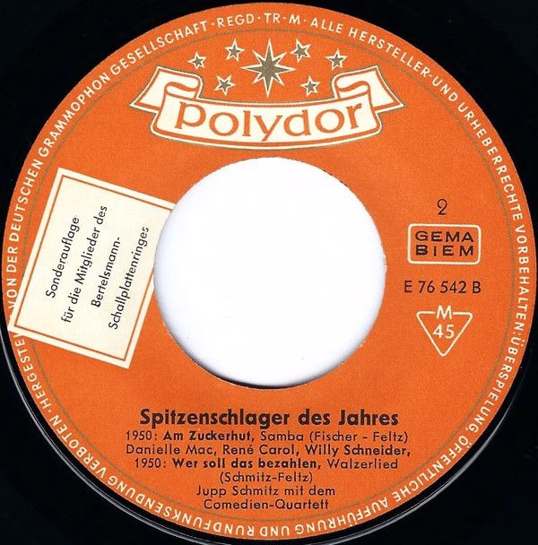 Polydor E 76 542 - Various - Die Schönsten Schlager Der Letzten - Image 4