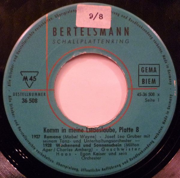 Bertelsmann Schallplattenring 36 508 - Various - Die Schönsten S - Image 3