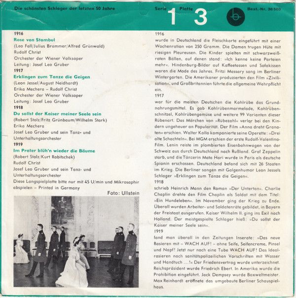 Bertelsmann Schallplattenring 36 503 - Various - Die Schönsten S - Image 2