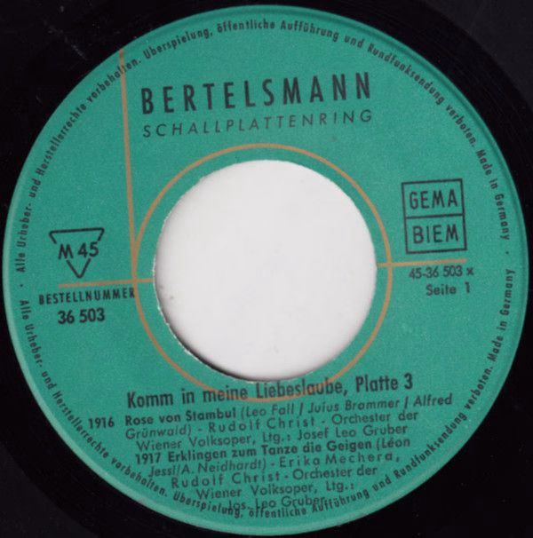 Bertelsmann Schallplattenring 36 503 - Various - Die Schönsten S - Image 3