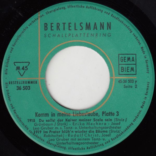 Bertelsmann Schallplattenring 36 503 - Various - Die Schönsten S - Image 4